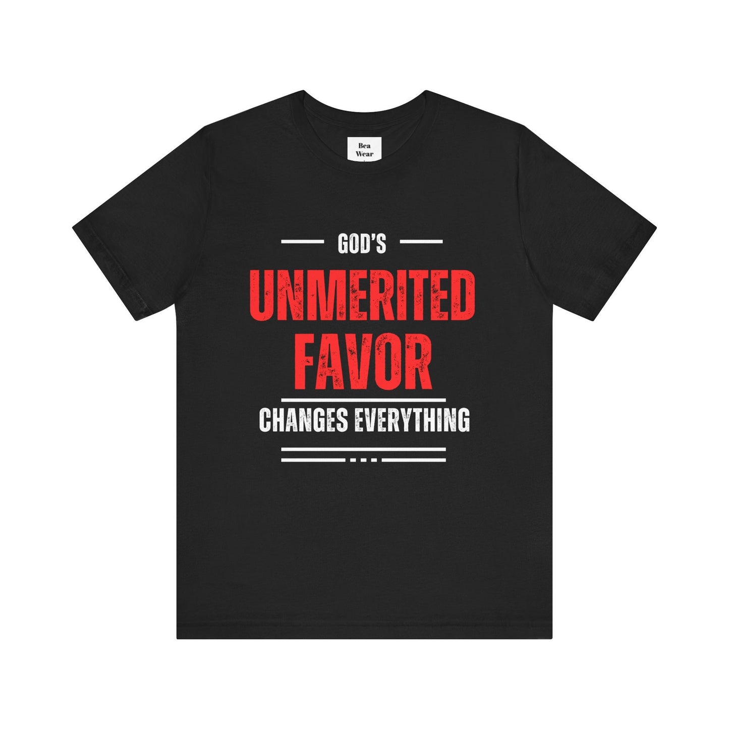 God's Unmerited Favor Unisex Jersey Short Sleeve Tee