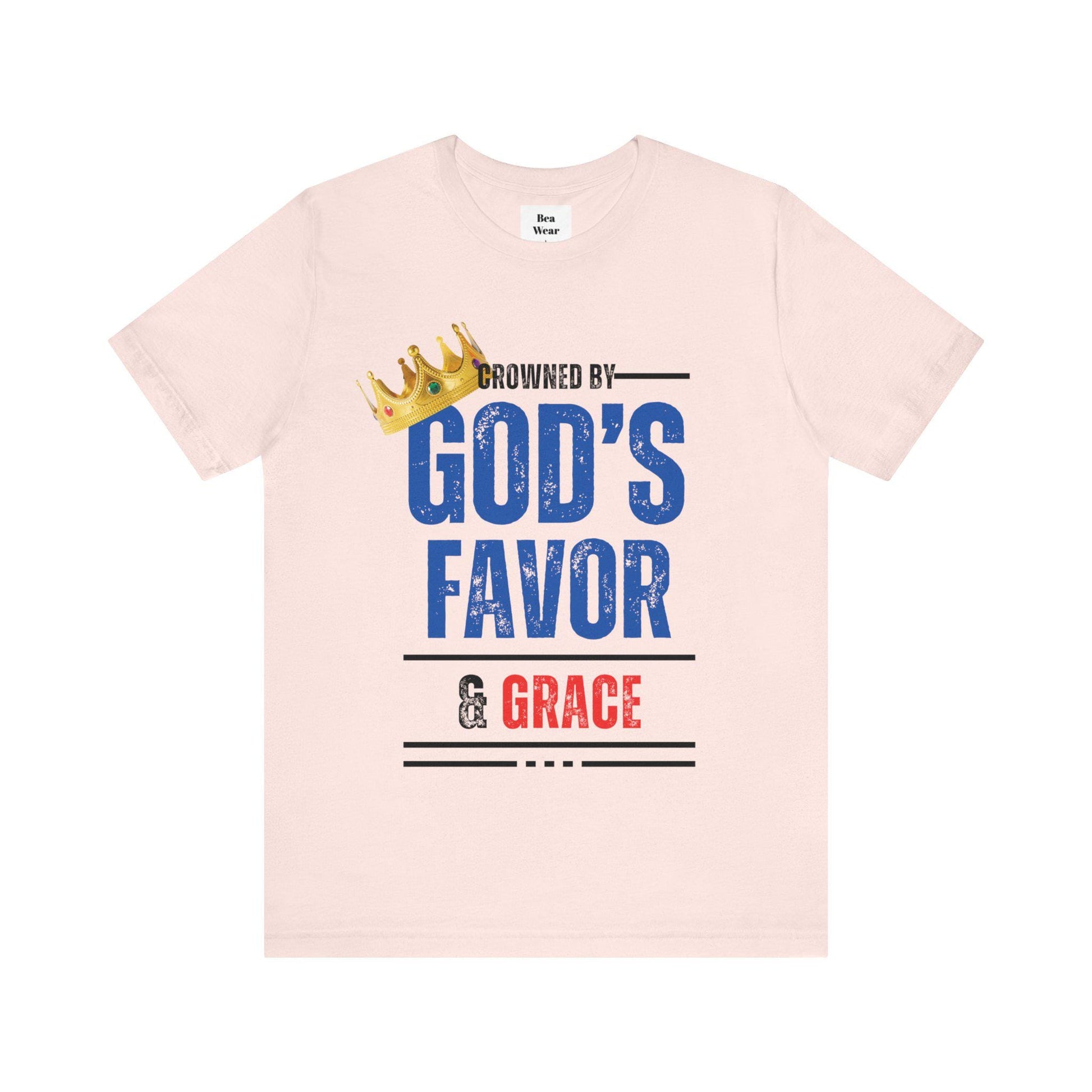 Crowned by God's Favor & Grace Unisex Jersey Short Sleeve Tee