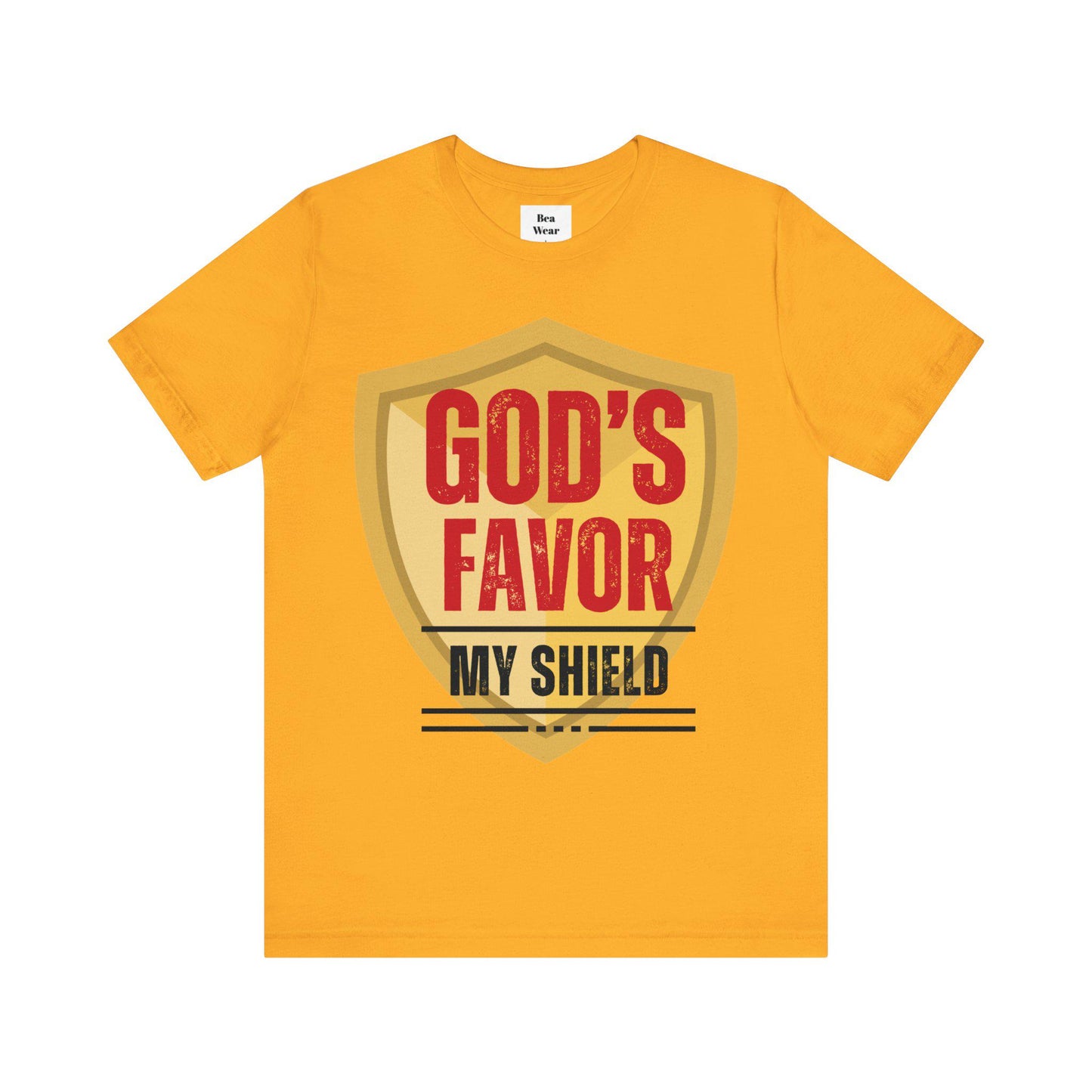 God's Favor My Shield Unisex Jersey Short Sleeve Tee