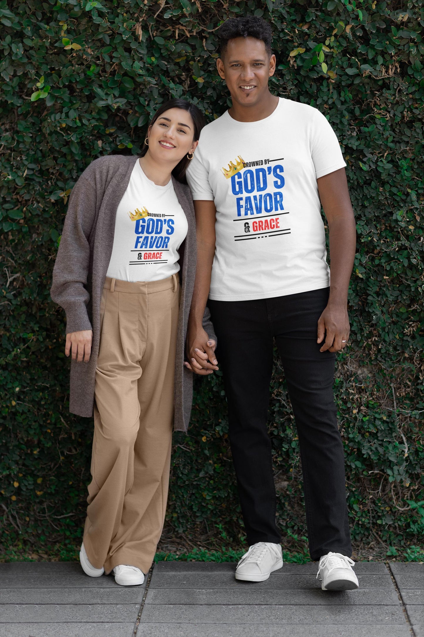 Crowned by God's Favor & Grace Unisex Jersey Short Sleeve Tee