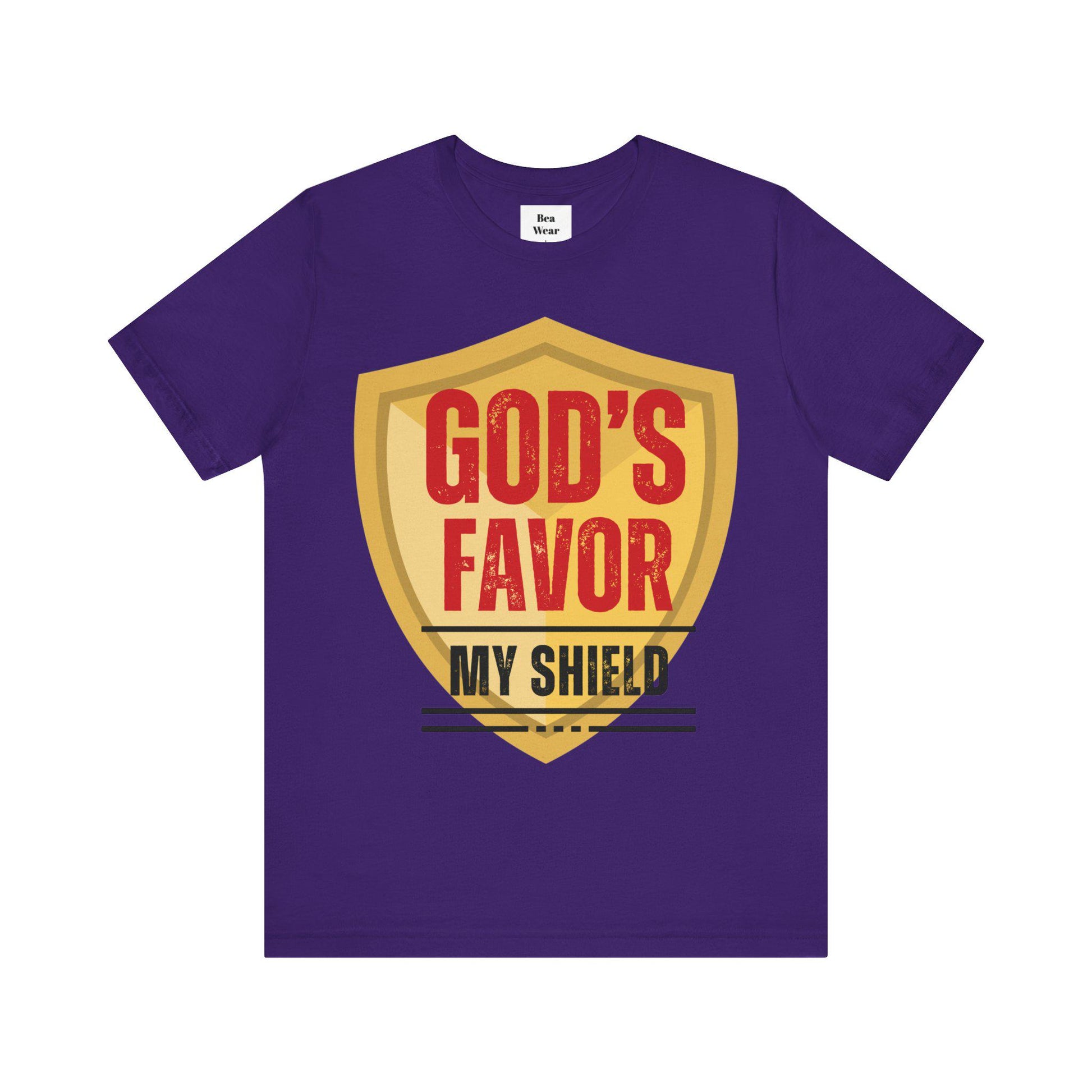 God's Favor My Shield Unisex Jersey Short Sleeve Tee