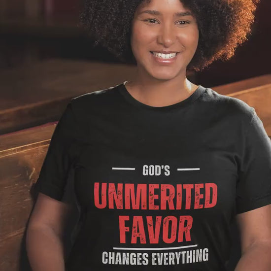 God's Unmerited Favor Unisex Jersey Short Sleeve Tee