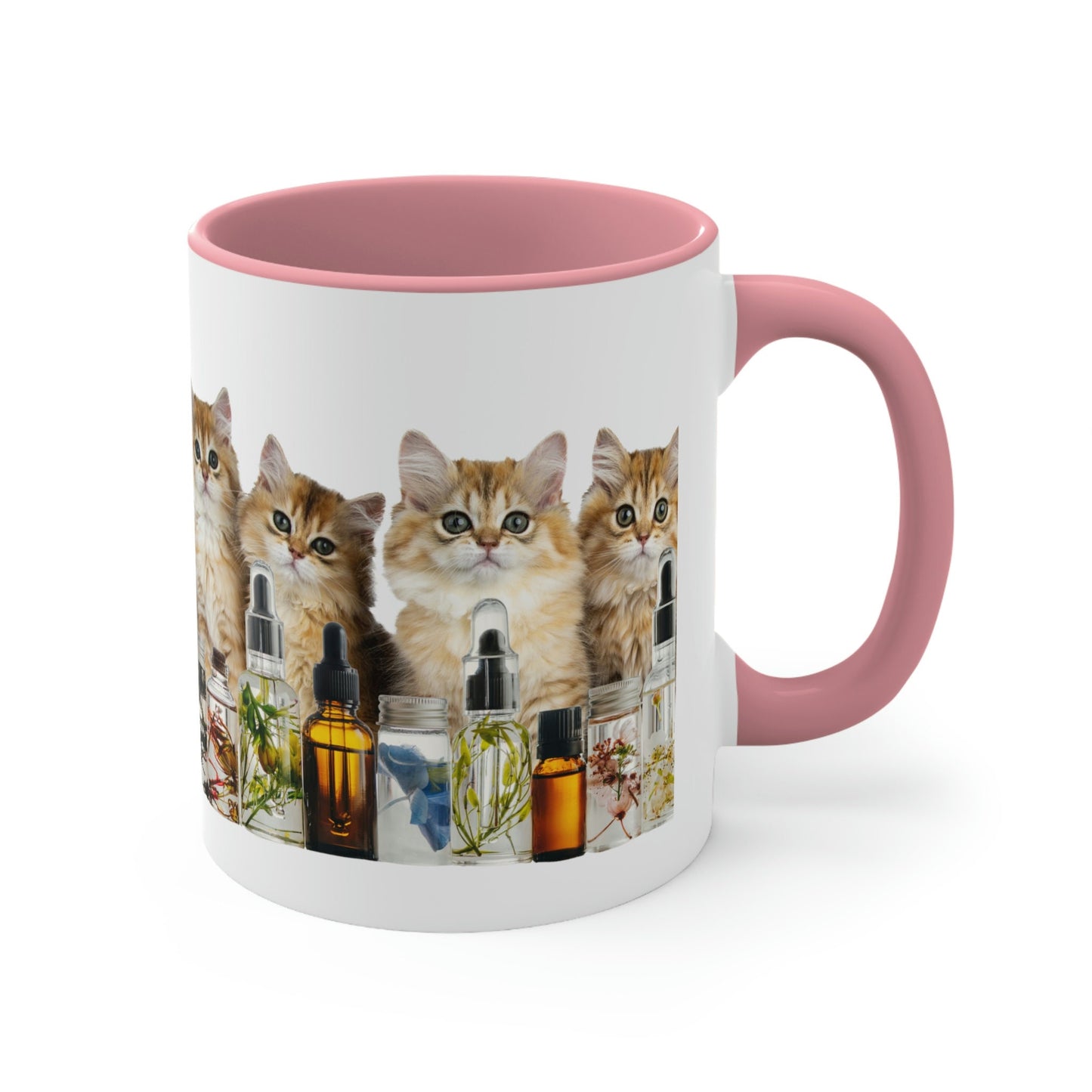 Essential Oil Cat 9 Accent Coffee Mug, 11oz