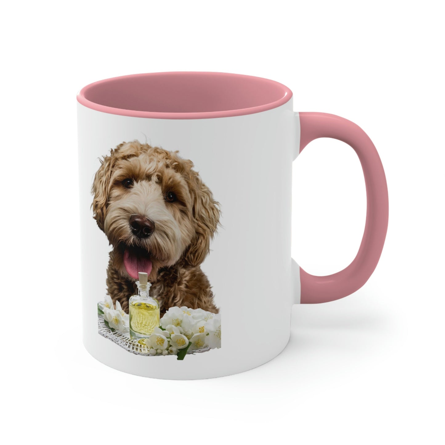 Essential Oil Dog 8 Accent Coffee Mug, 11oz