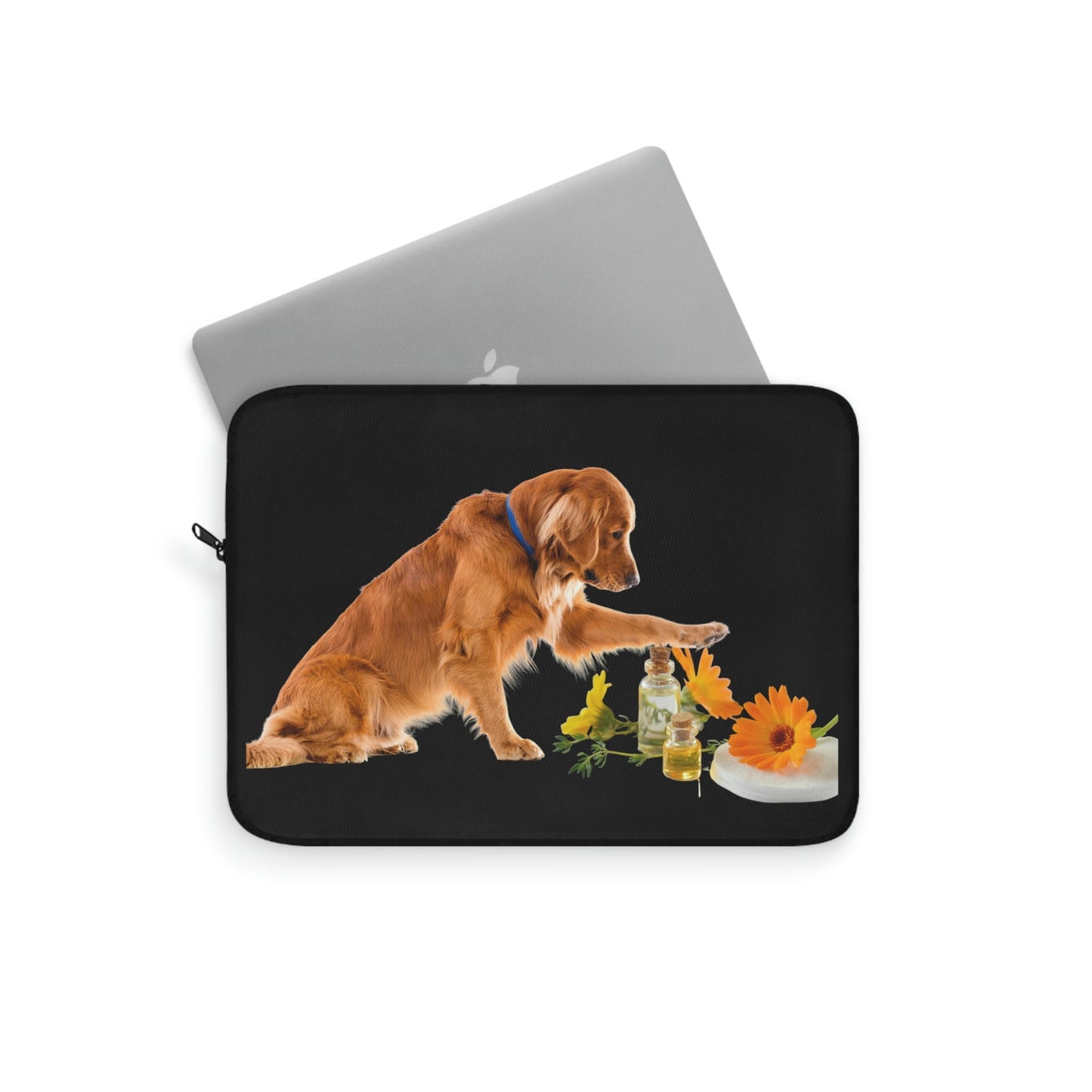 Essential Oil Dog Laptop Sleeve