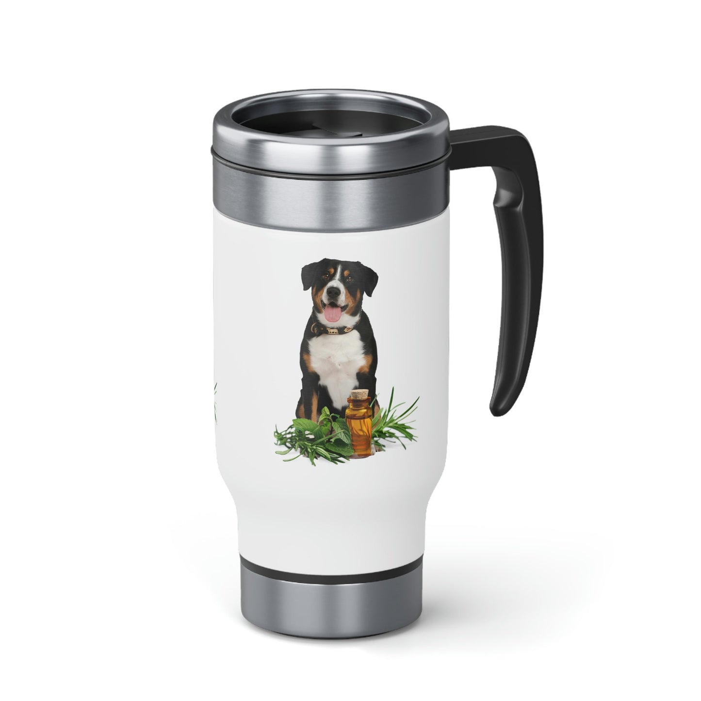 Sennenhund with Essential Oils Stainless Steel Travel Mug