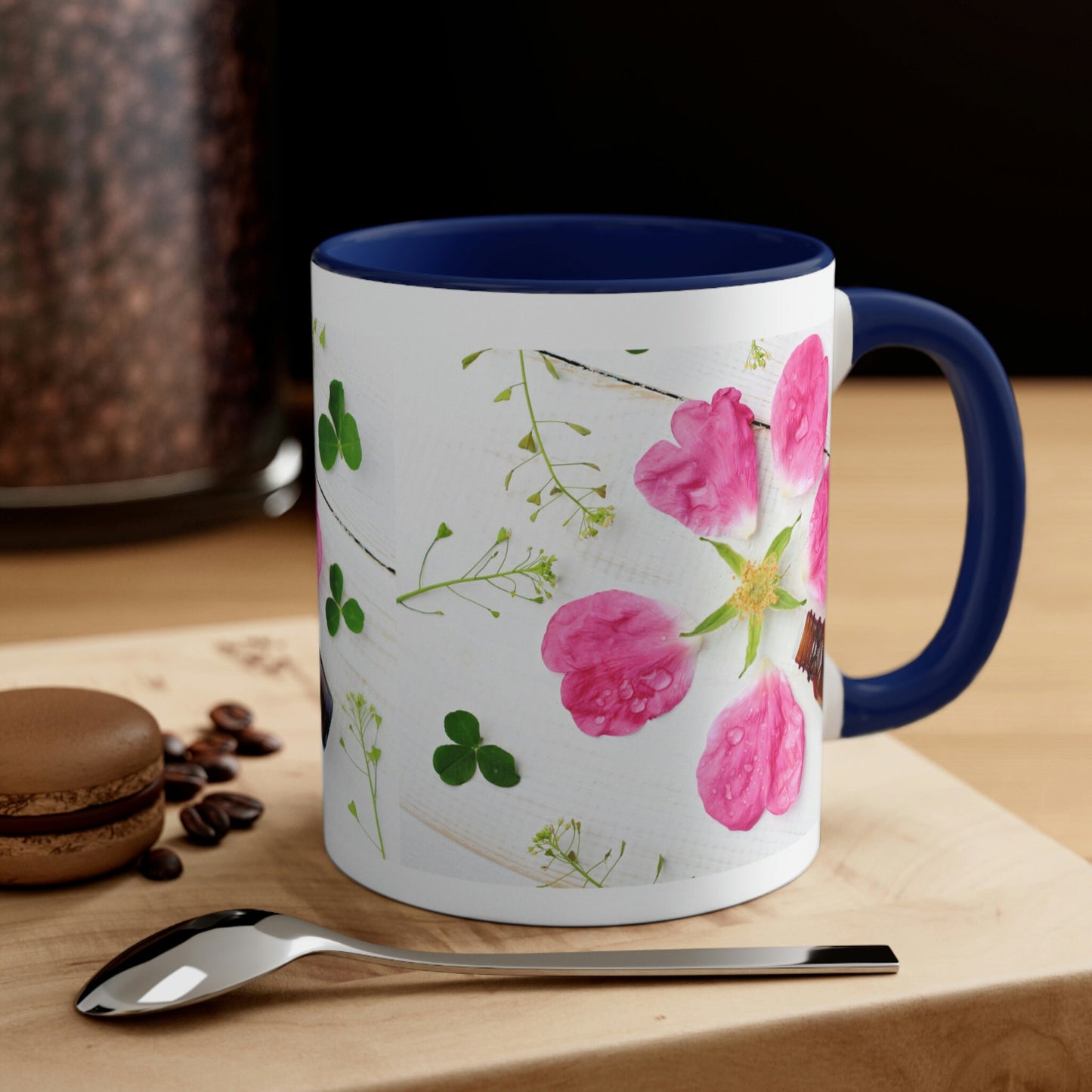 Essential Oil Flowers Coffee Mug, 11oz