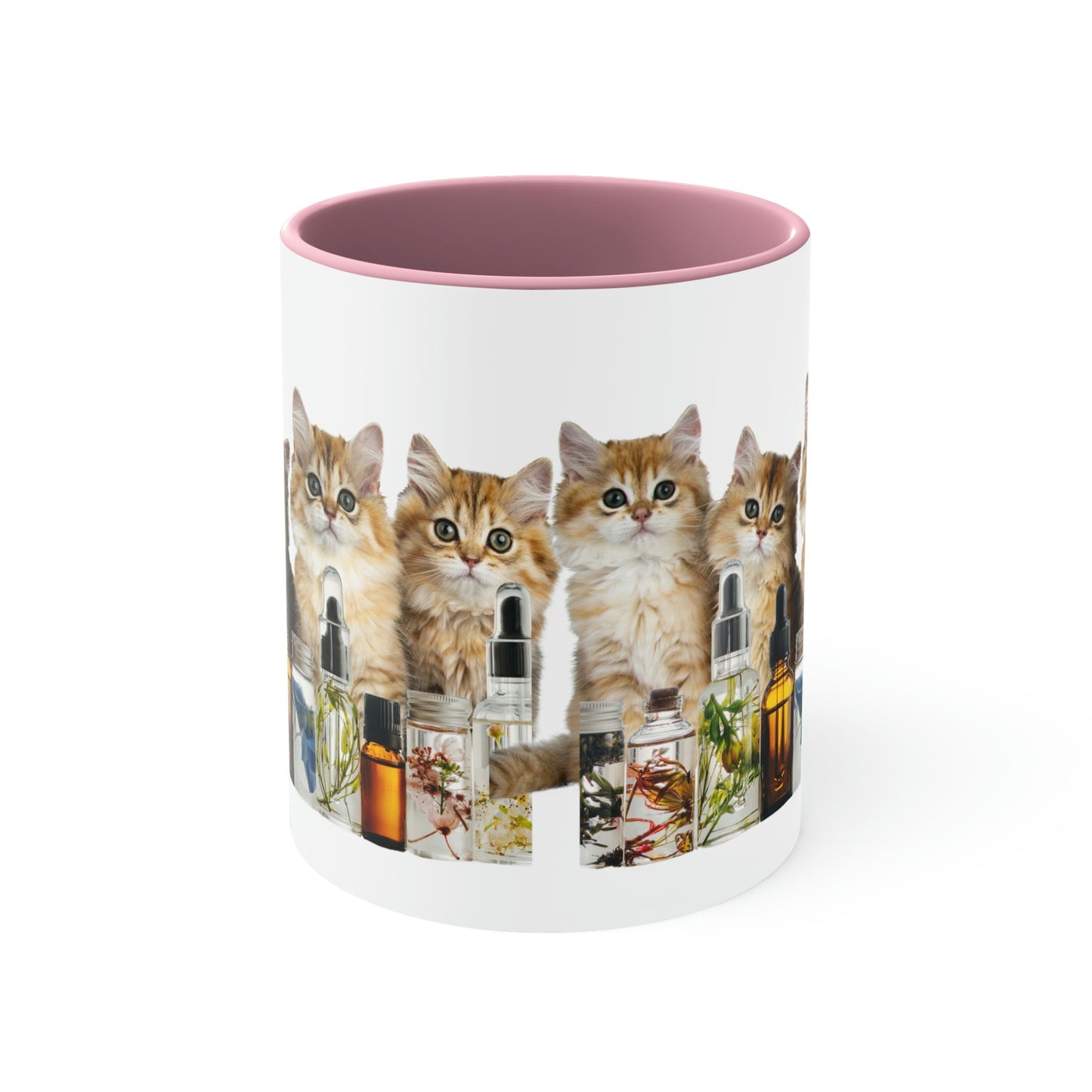 Essential Oil Cat 9 Accent Coffee Mug, 11oz