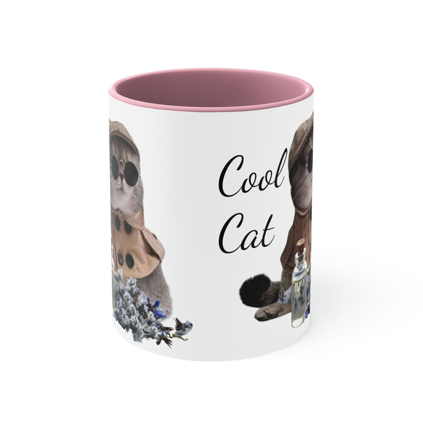 Cool Cat Detective Mug with Essential Oils