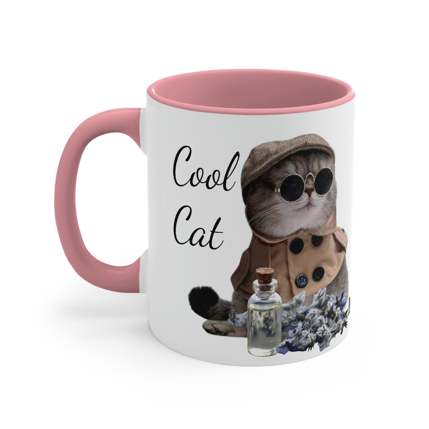 Cool Cat Detective Mug with Essential Oils