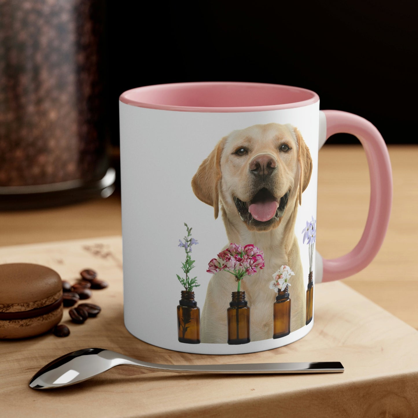 Essential Oil Dog 9 Accent Coffee Mug, 11oz