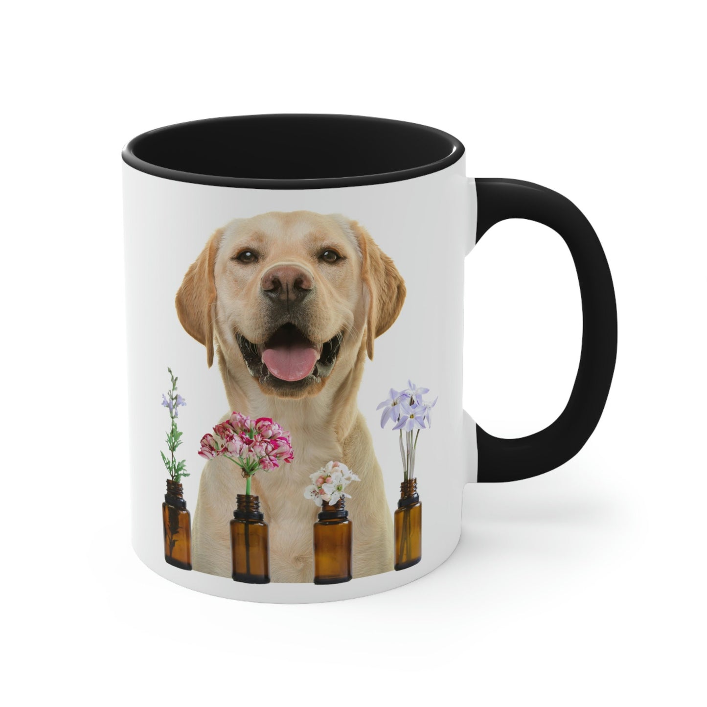 Essential Oil Dog 9 Accent Coffee Mug, 11oz