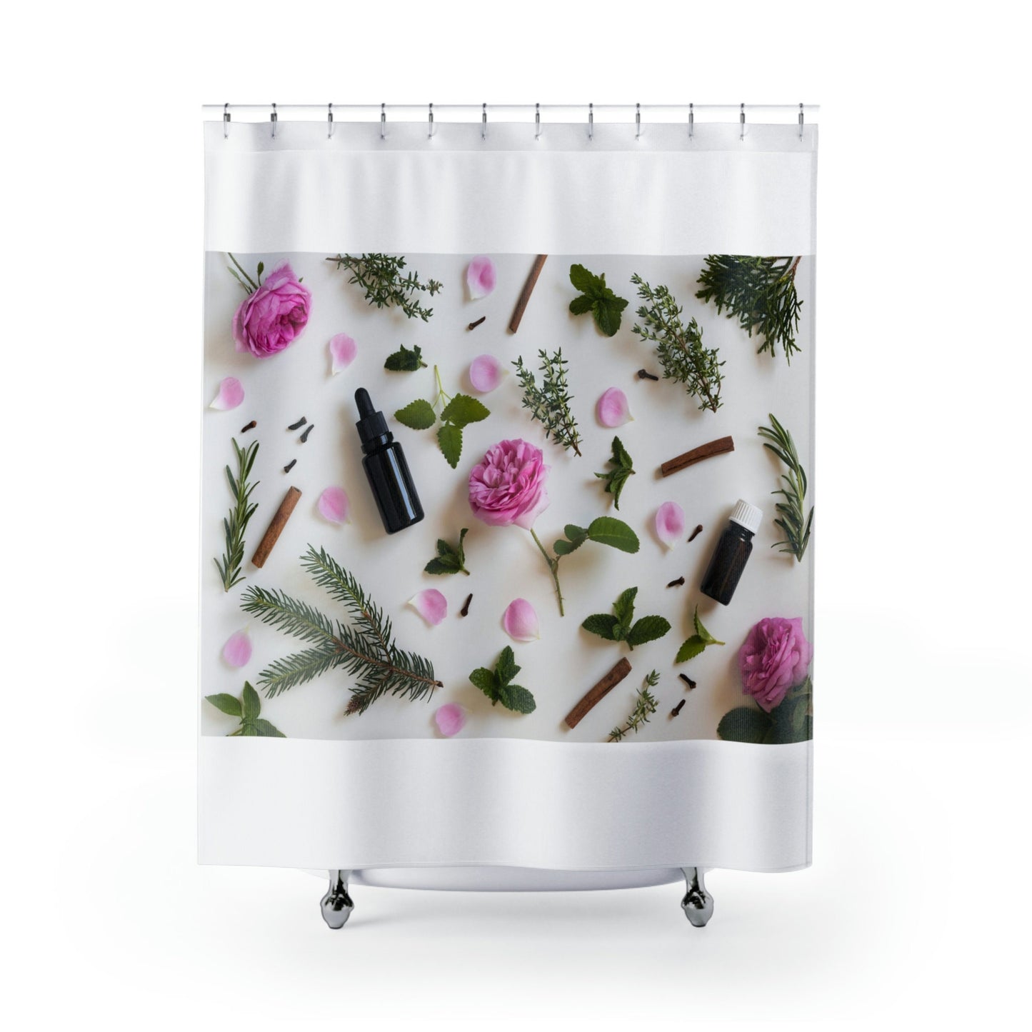 Essential Oils Shower Curtain 1