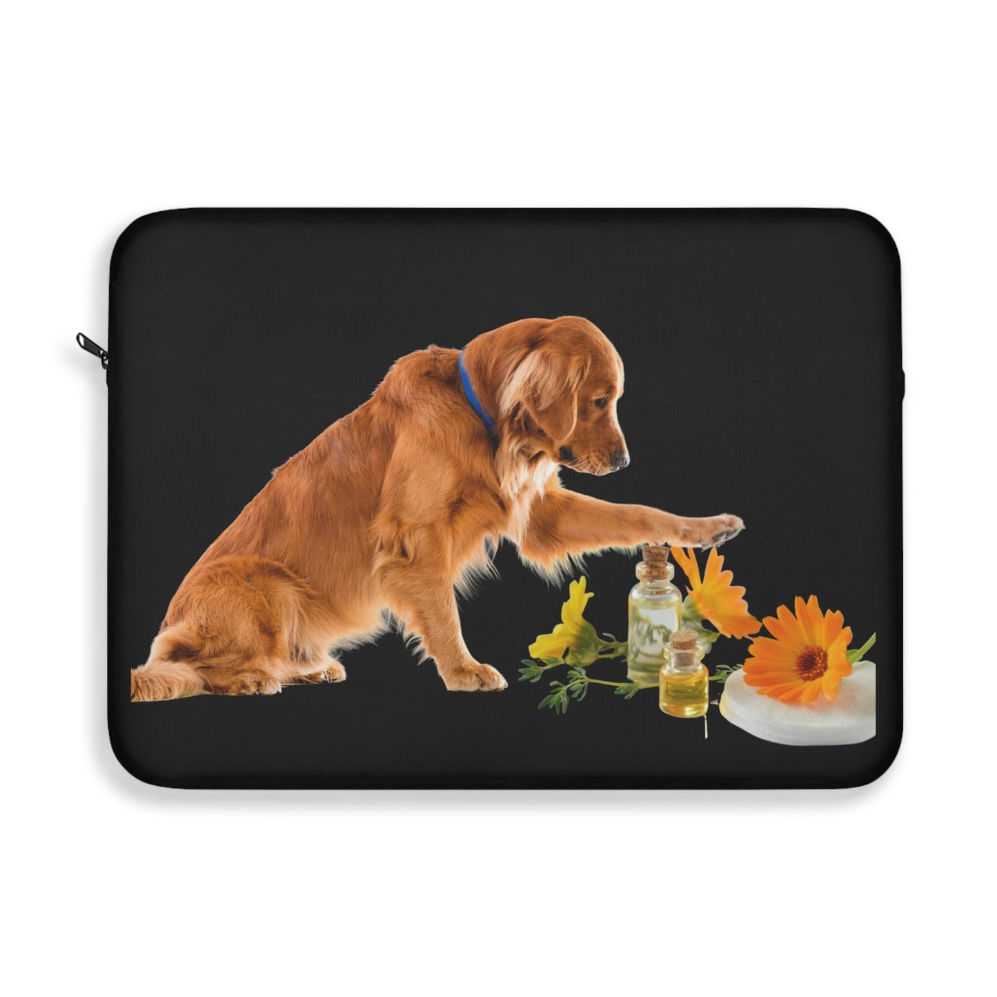 Essential Oil Dog Laptop Sleeve