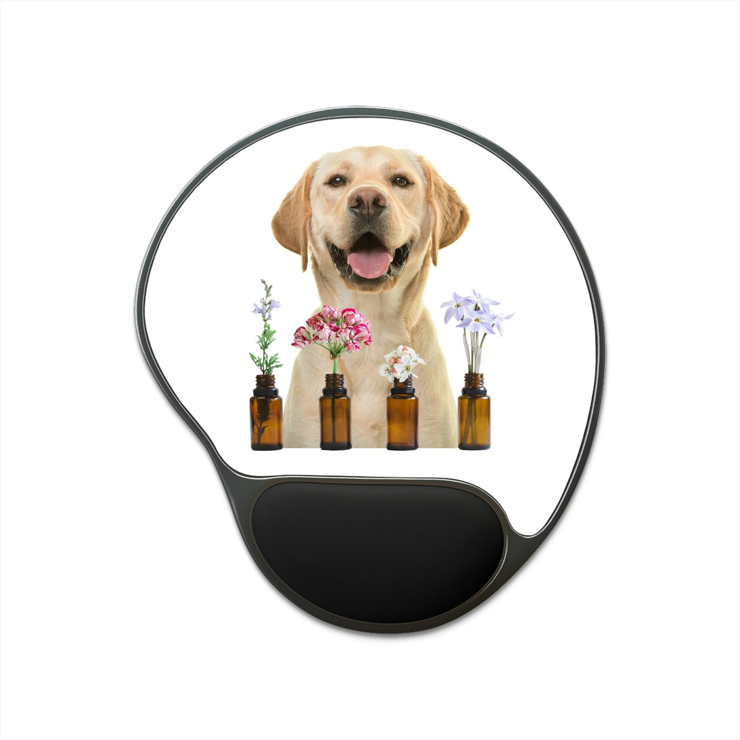 Essential Oil Dog 9 Mouse Pad With Wrist Rest