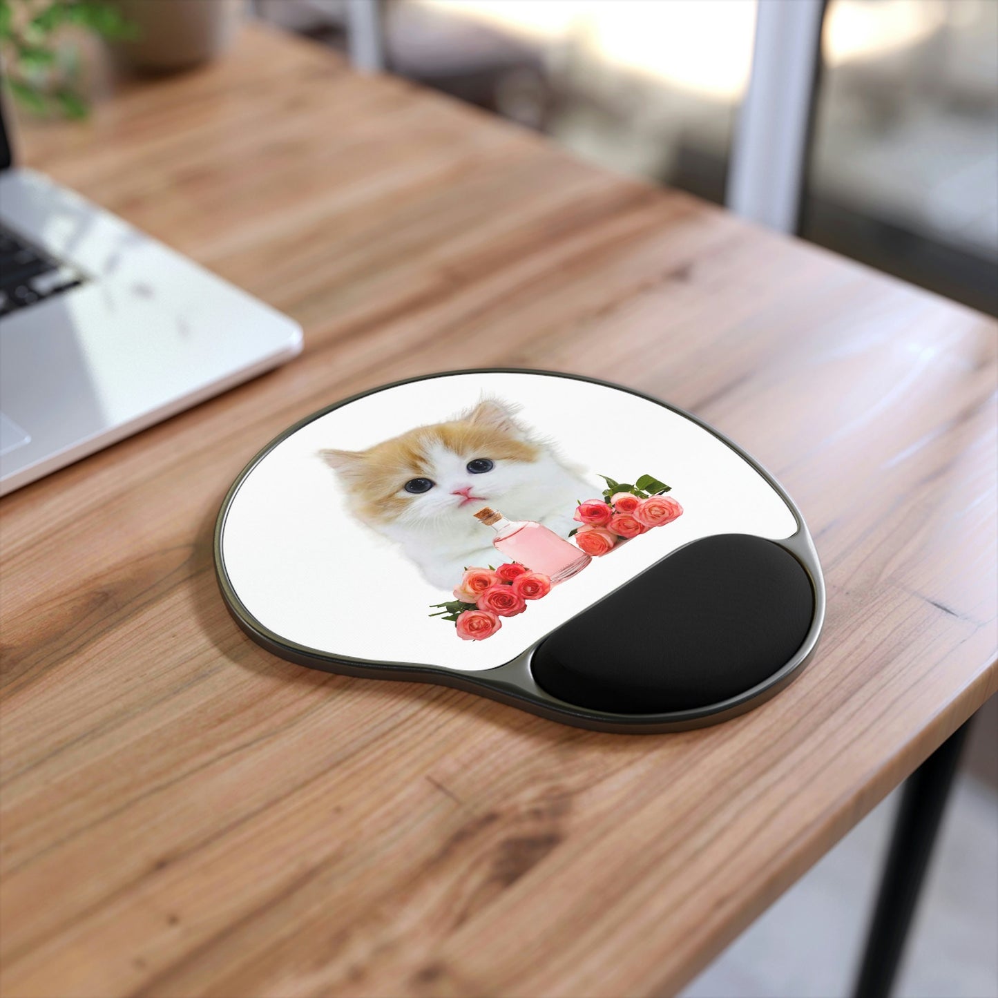 Essential Oil Cat 3 Mouse Pad With Wrist Rest