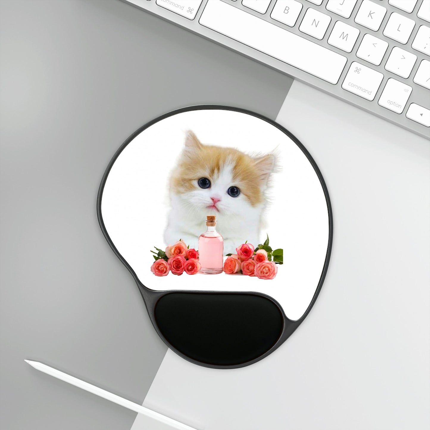 Essential Oil Cat 3 Mouse Pad With Wrist Rest