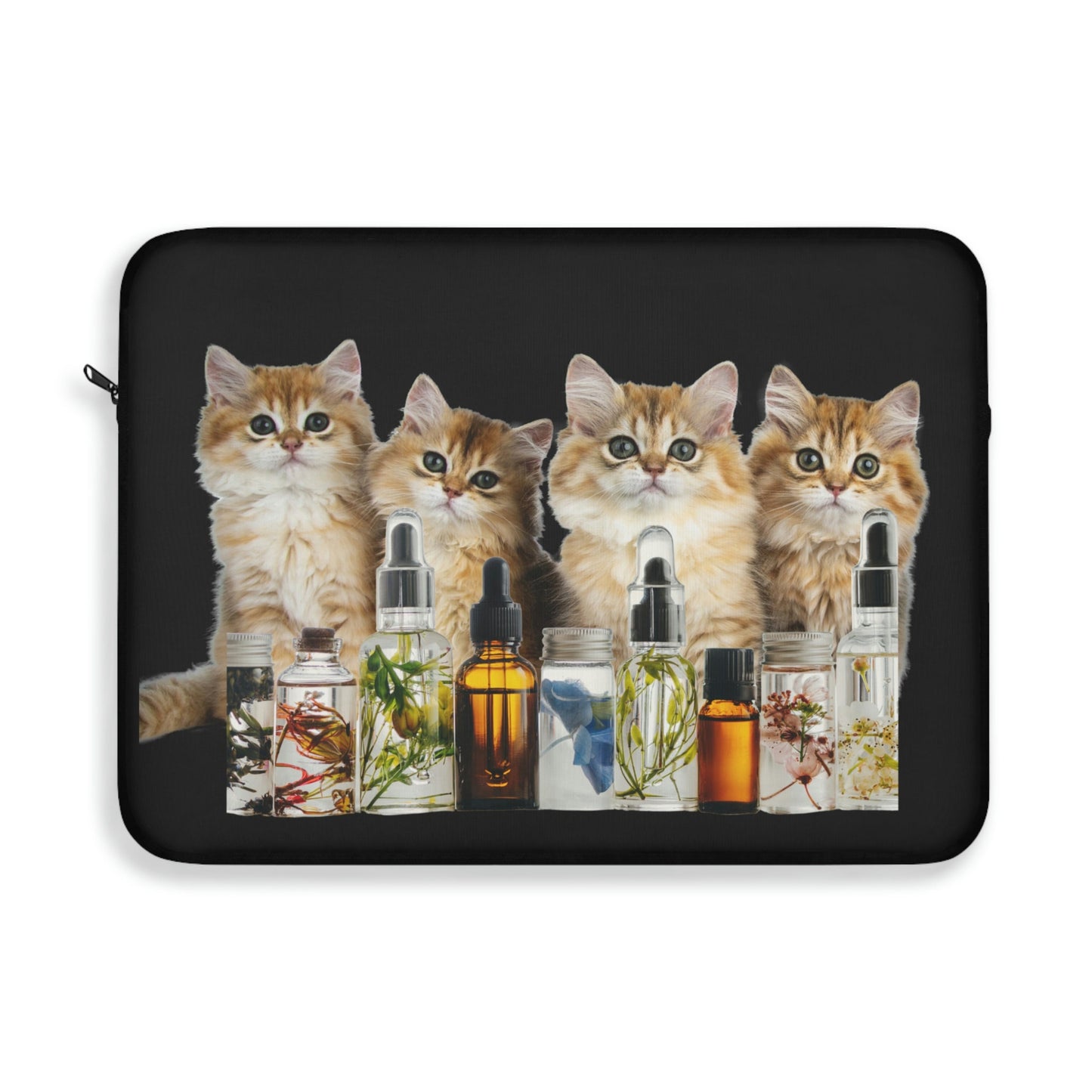 Essential Oil Cat 9 Laptop Sleeve