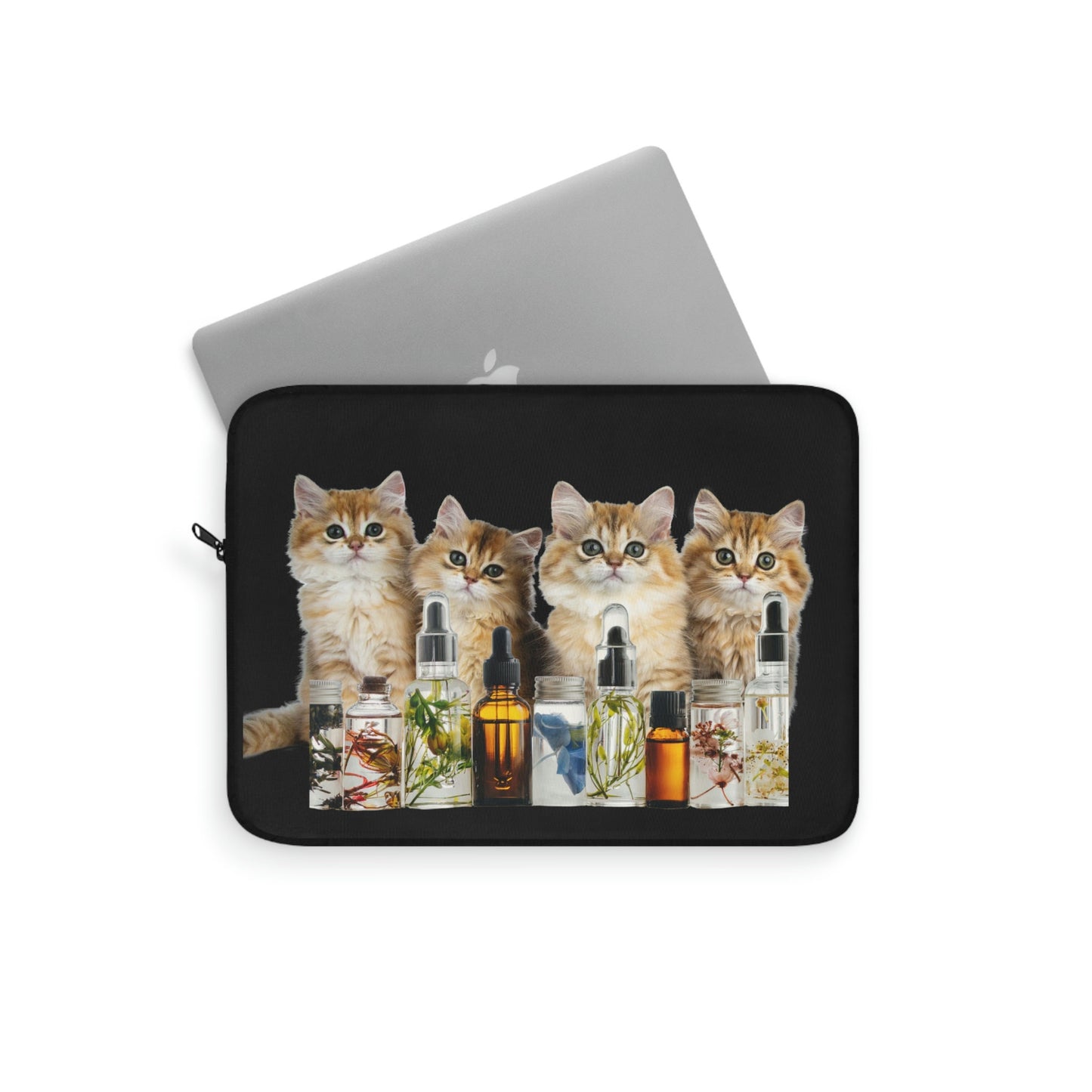 Essential Oil Cat 9 Laptop Sleeve