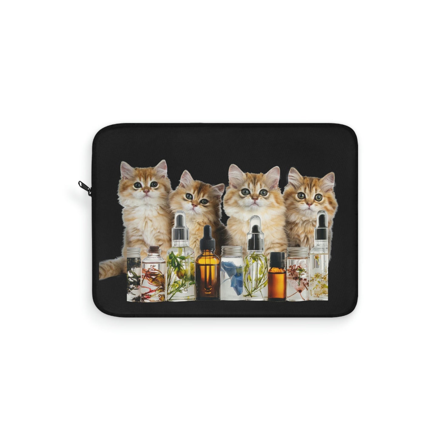 Essential Oil Cat 9 Laptop Sleeve