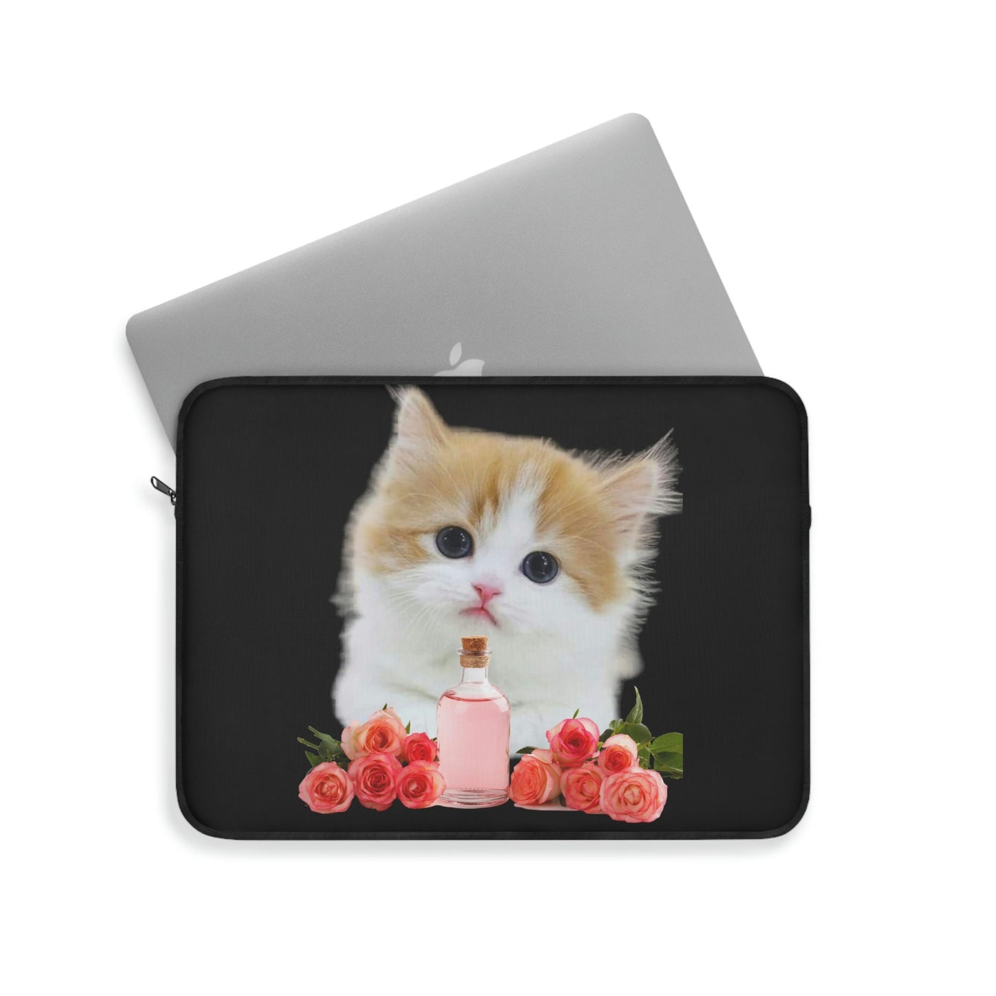 Essential Oil Cat Laptop Sleeve