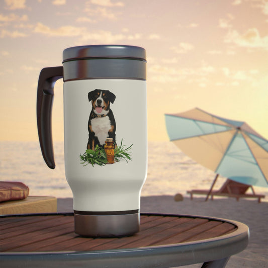 Sennenhund with Essential Oils Stainless Steel Travel Mug